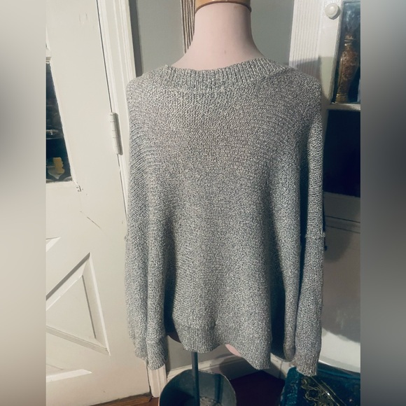 Free People Patriotic American Flag Loose Knit Sweater - Picture 7 of 9